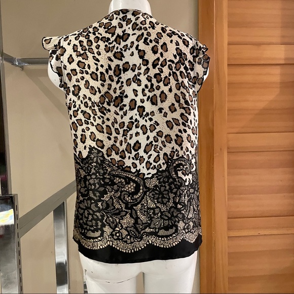 Signature by Larry Levine leopard blouse - Picture 2 of 3